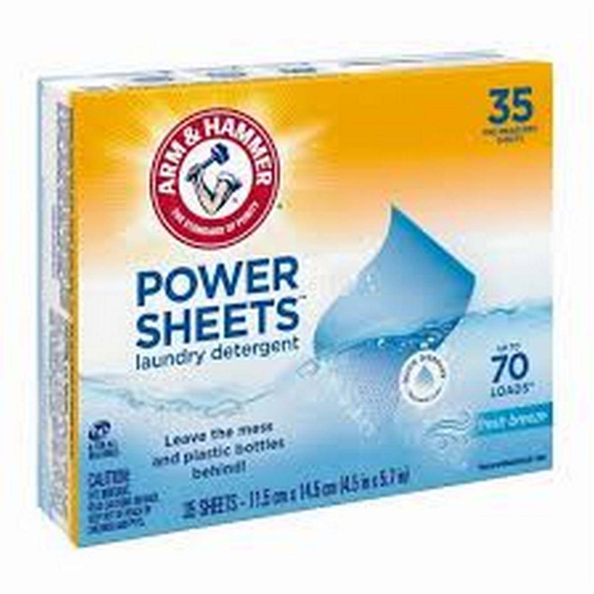 ARM & HAMMER 35PK POWER SHEETS LADRY DET - Cook Brothers