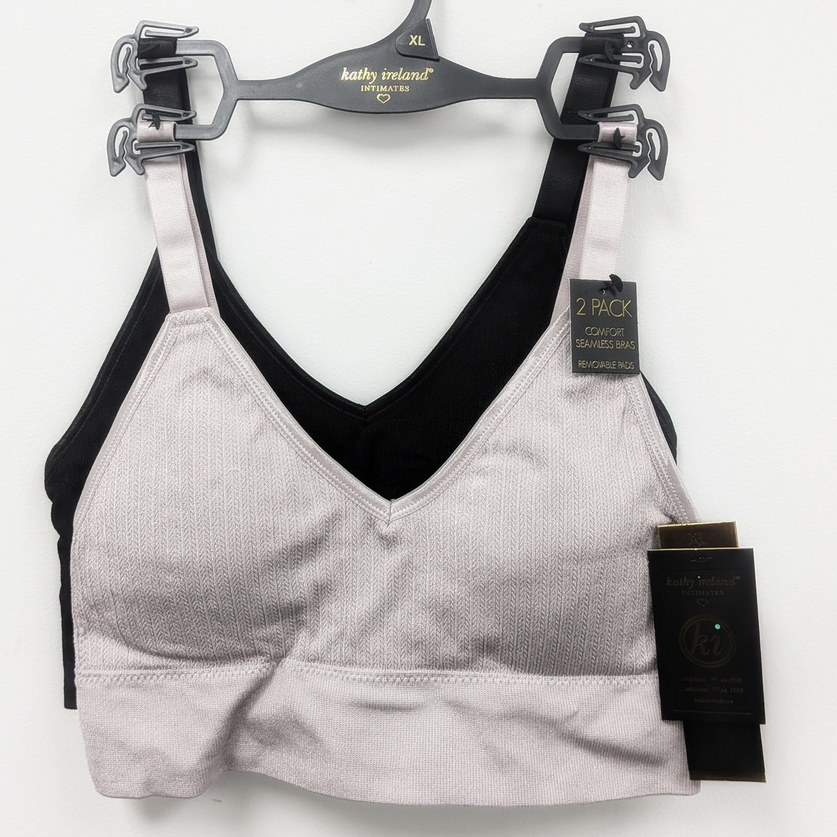 2PK KATHY IRELAND COMFORT SEAMLESS BRAS - cookbrothers.com