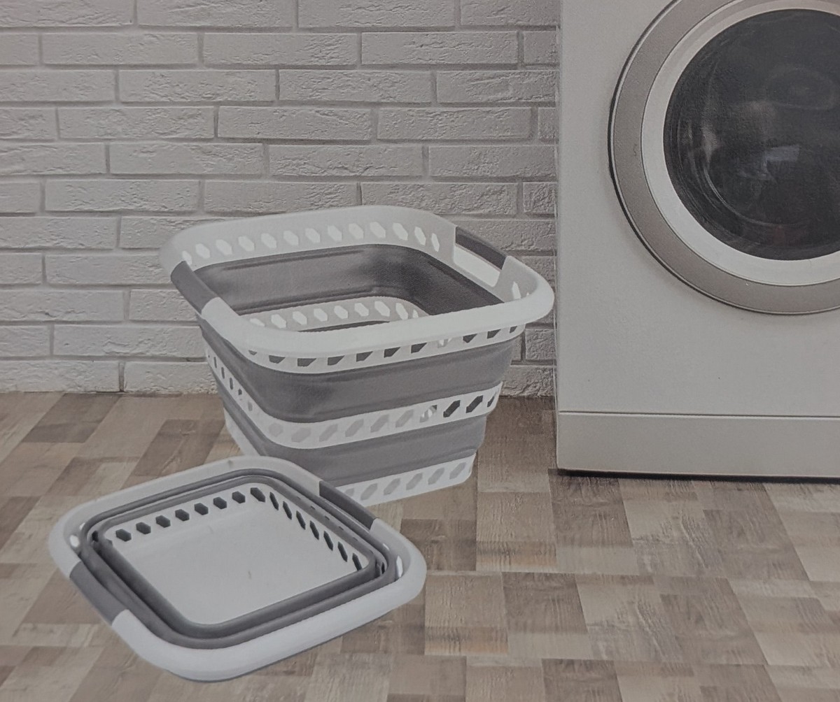 40LT COLLAPSIBLE SQUARE LAUNDRY BASKET - cookbrothers.com